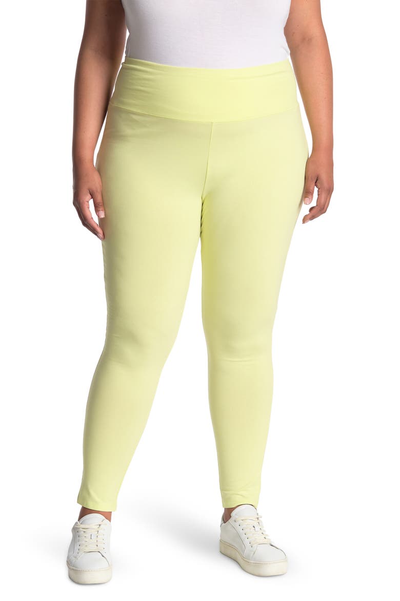 Classic High Rise Leggings, Main, color, GREEN LUMINARY