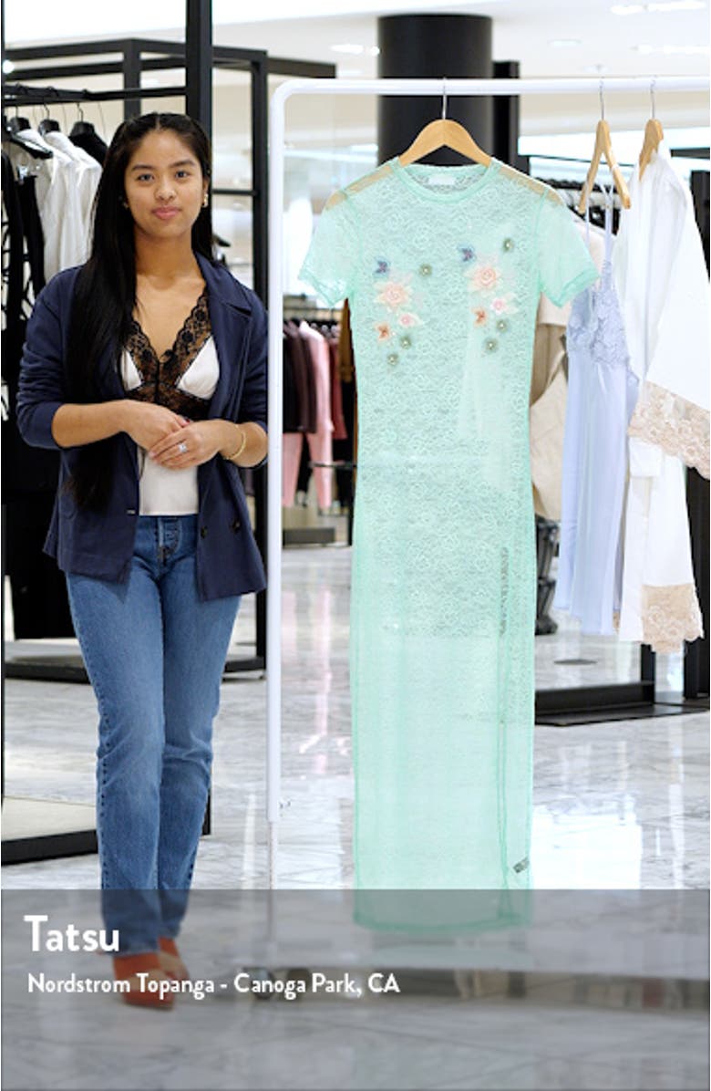 Floral Appliqué Lace Nightgown, sales video thumbnail