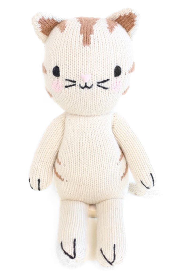 Cat Cotton Stuffed Animal, Main, color, IVORY