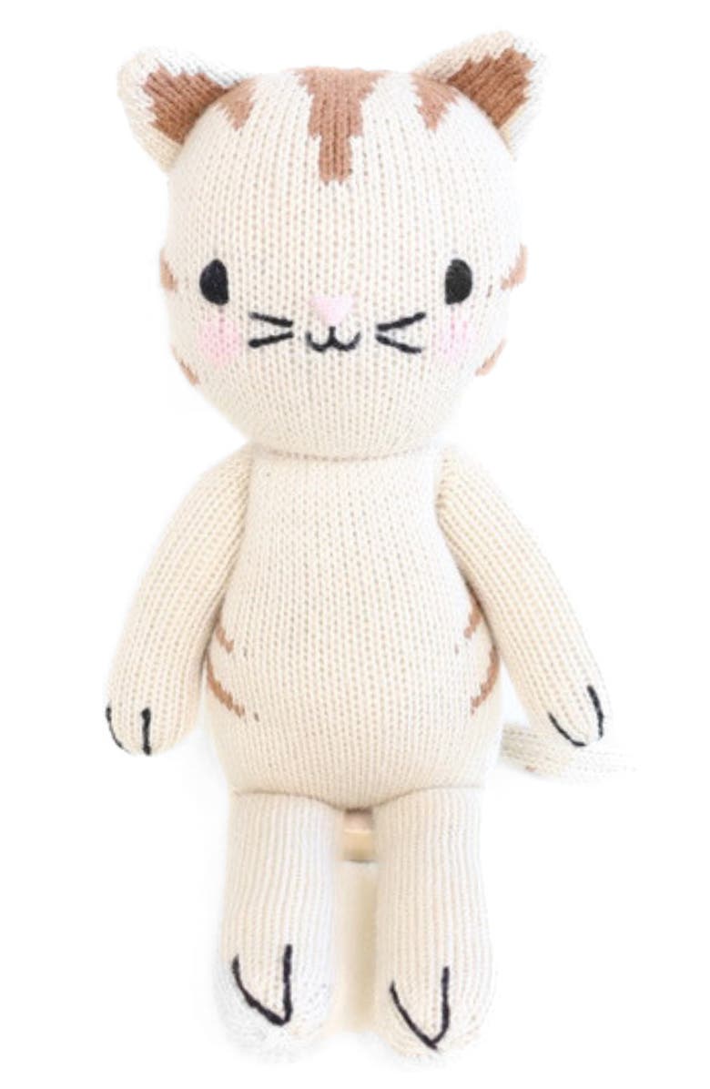 reD & oLive Cat Cotton Stuffed Animal, Main, color, 