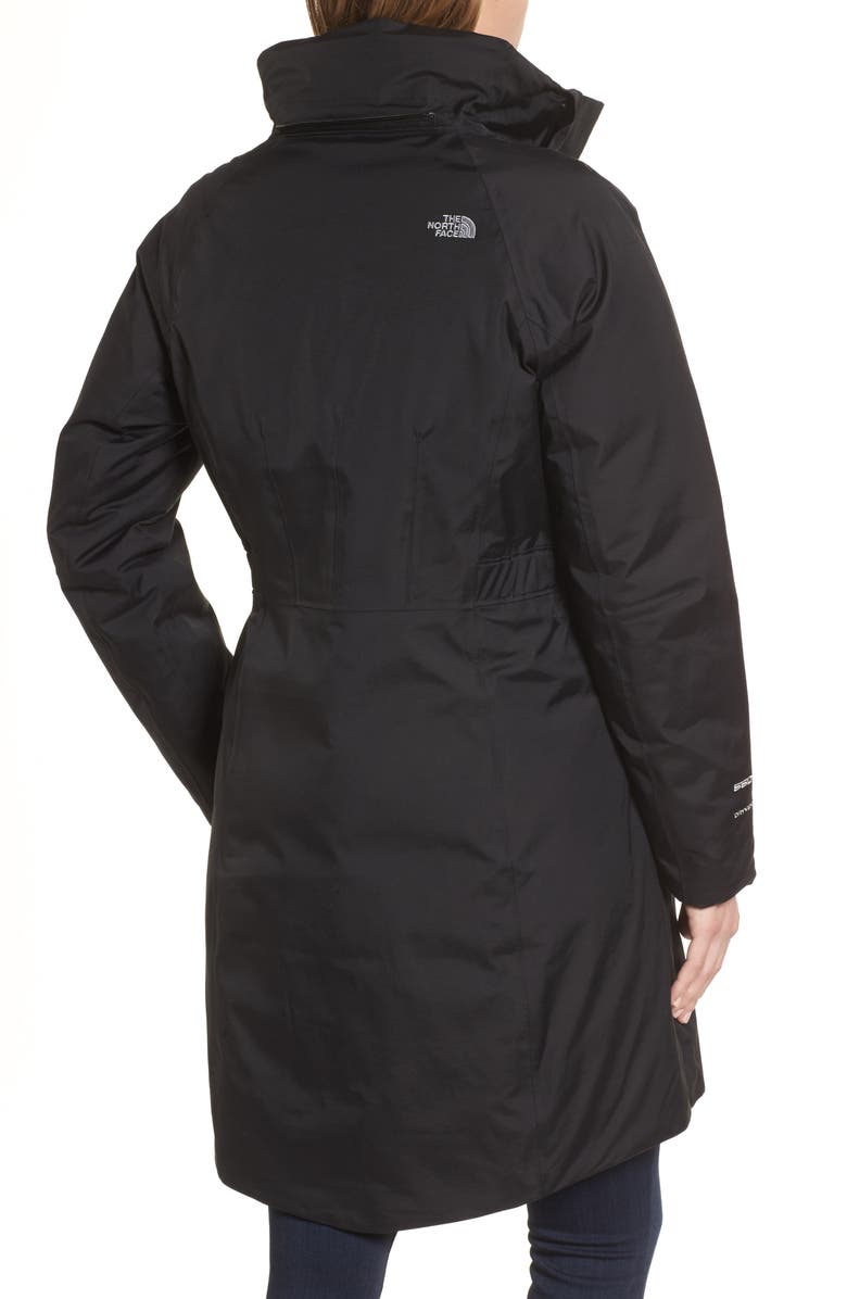 The North Face Arctic II Waterproof 550-Fill-Power Down Parka with Faux Fur Trim, Alternate, color,