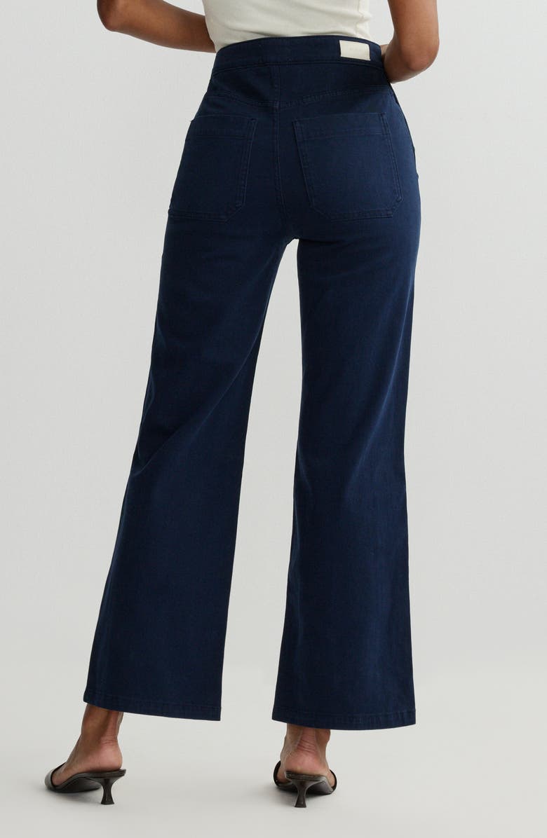 DL1961 Karmine High Waist Refined Wide Leg Jeans, Alternate, color, Bright Navy