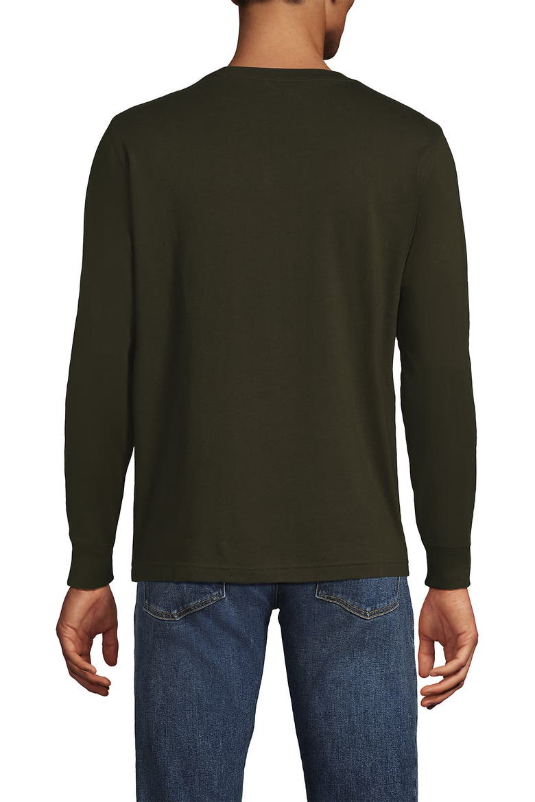Super-T Long Sleeve T-Shirt with Pocket, Alternate, color, Havana Brown
