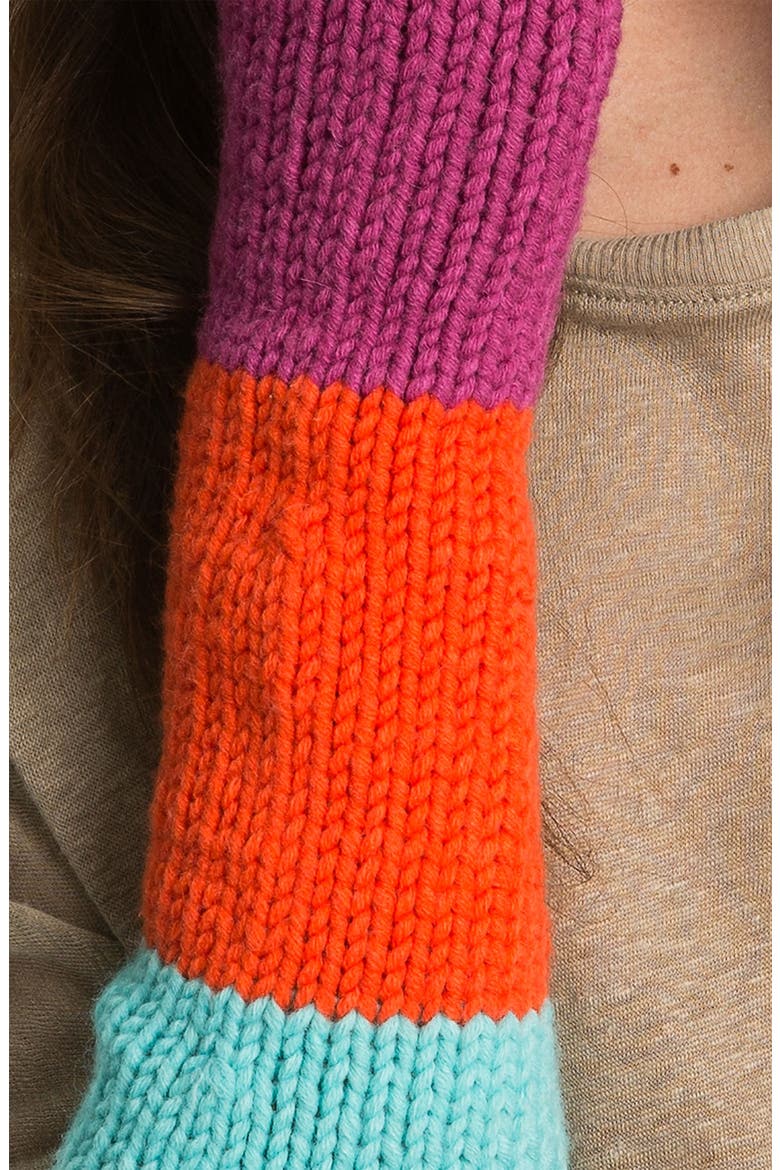 'women for women' arm warmers, Alternate, color, MULTI