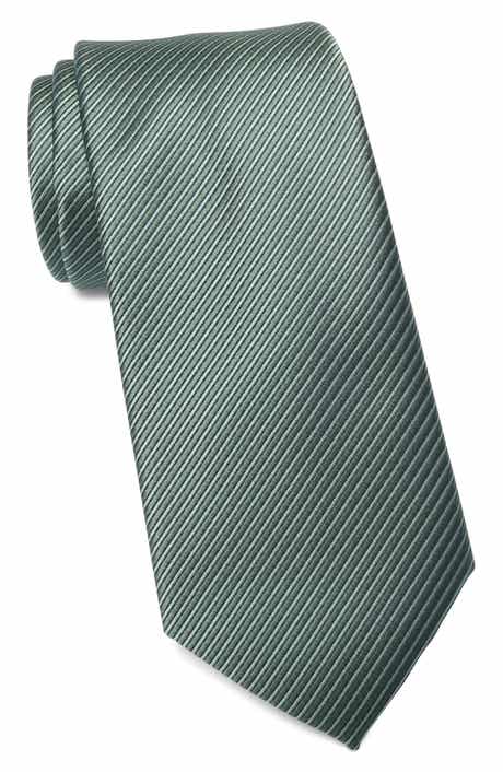 NORDSTROM RACK Edmonds Stripe Textured Silk Tie