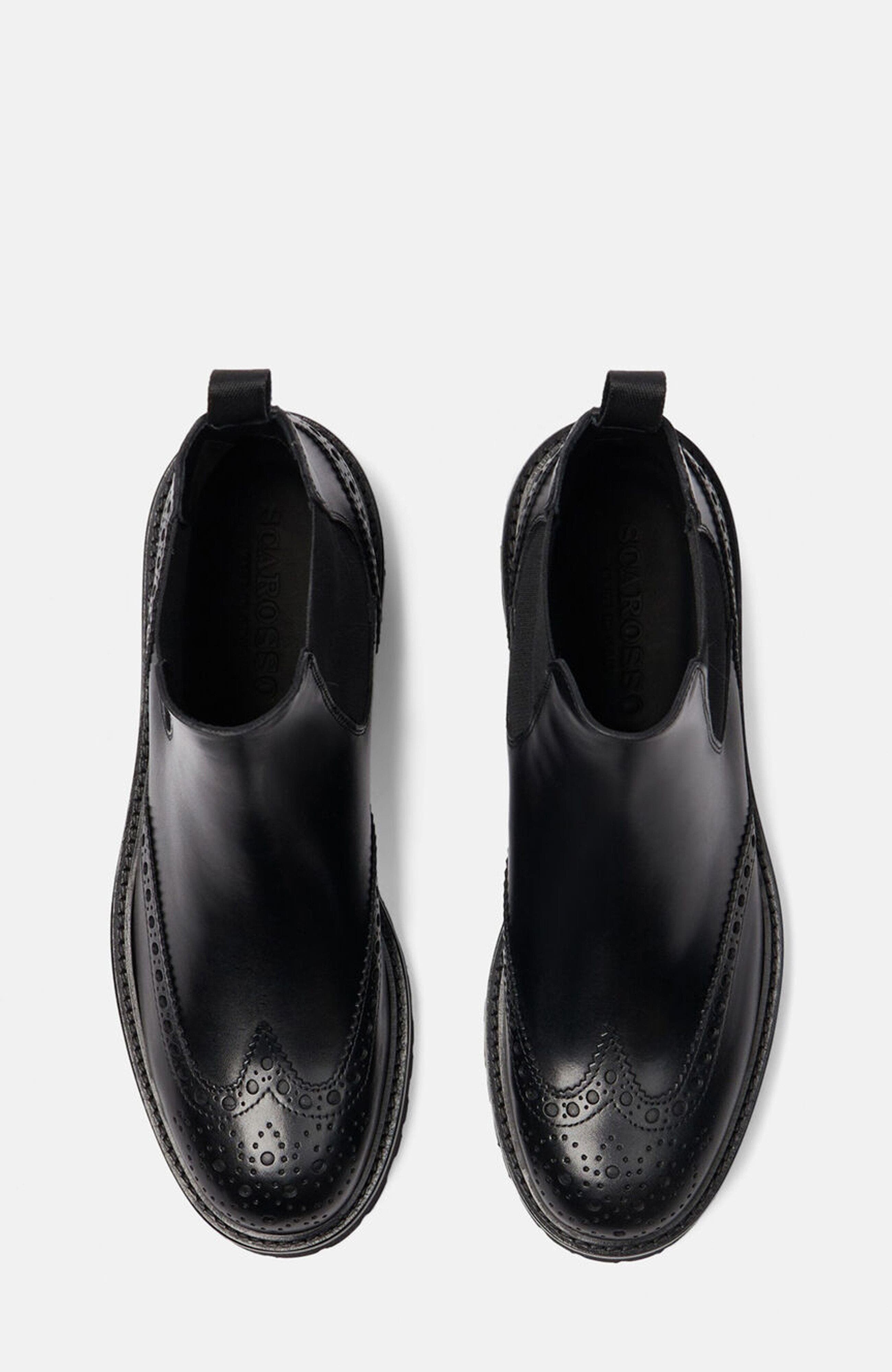 Poppy Chelsea Boots, Alternate, color, Black - Polished Calf