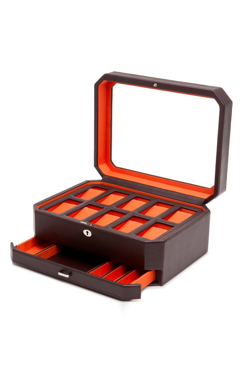 WOLF Windsor Watch & Accessory Case, Alternate, color,