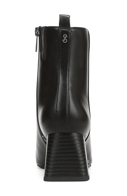 Sam & Libby Yuliana Square Toe Bootie In Black