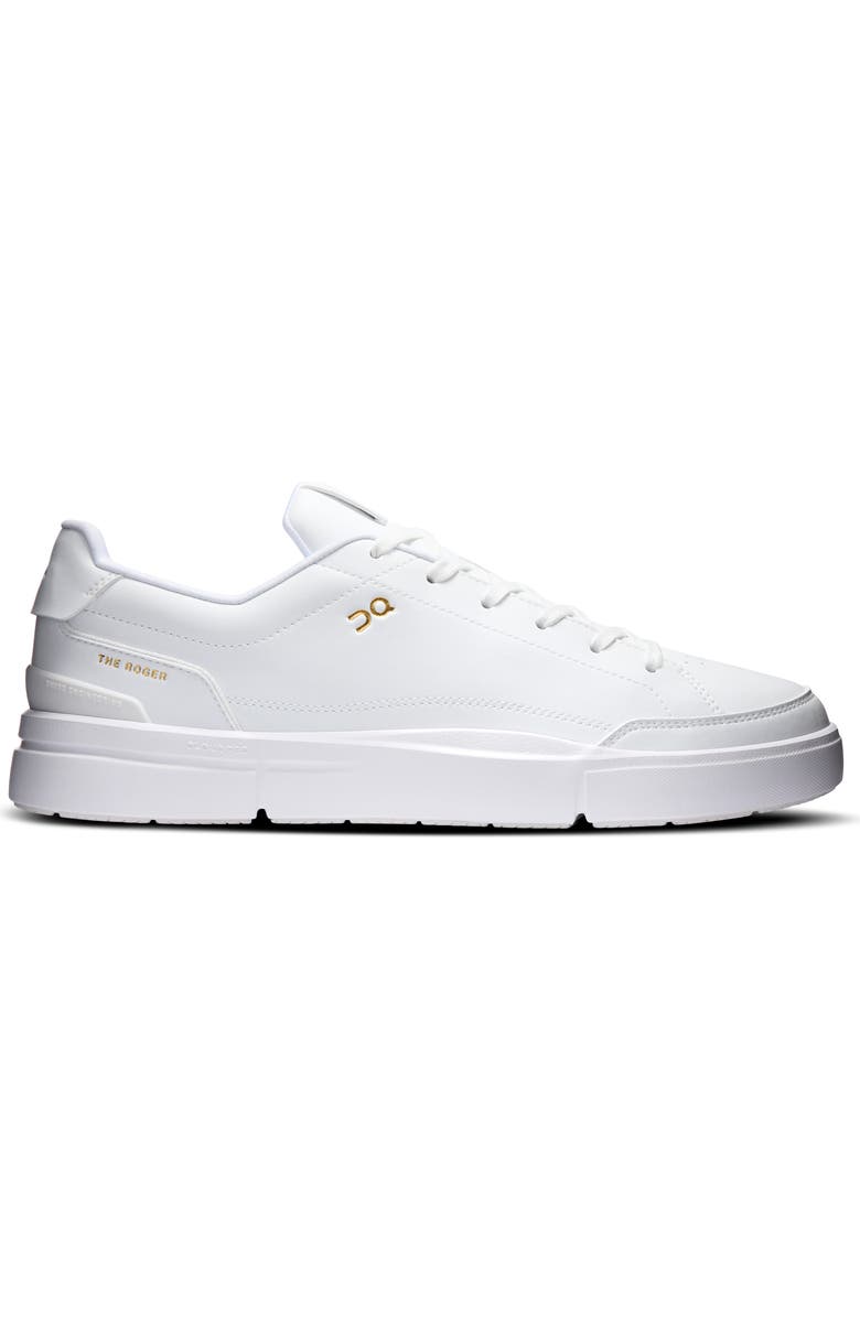 On THE ROGER Centre Court Tennis Sneaker, Alternate, color, White/ White