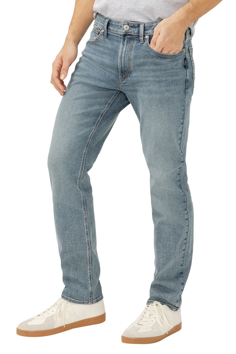 Eddie Athletic Fit Tapered Jeans, Alternate, color, CLIFTON