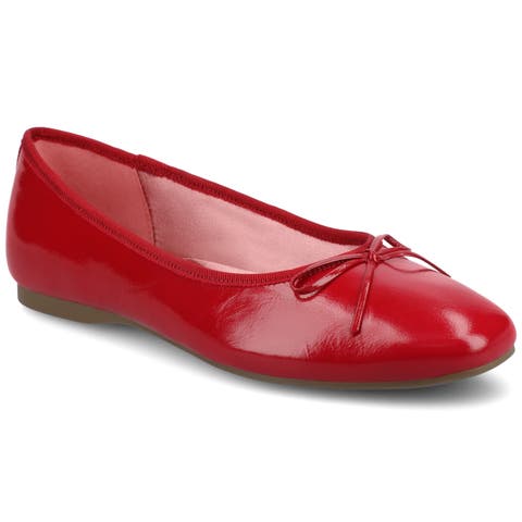 The Songbird Flat Patent Leather