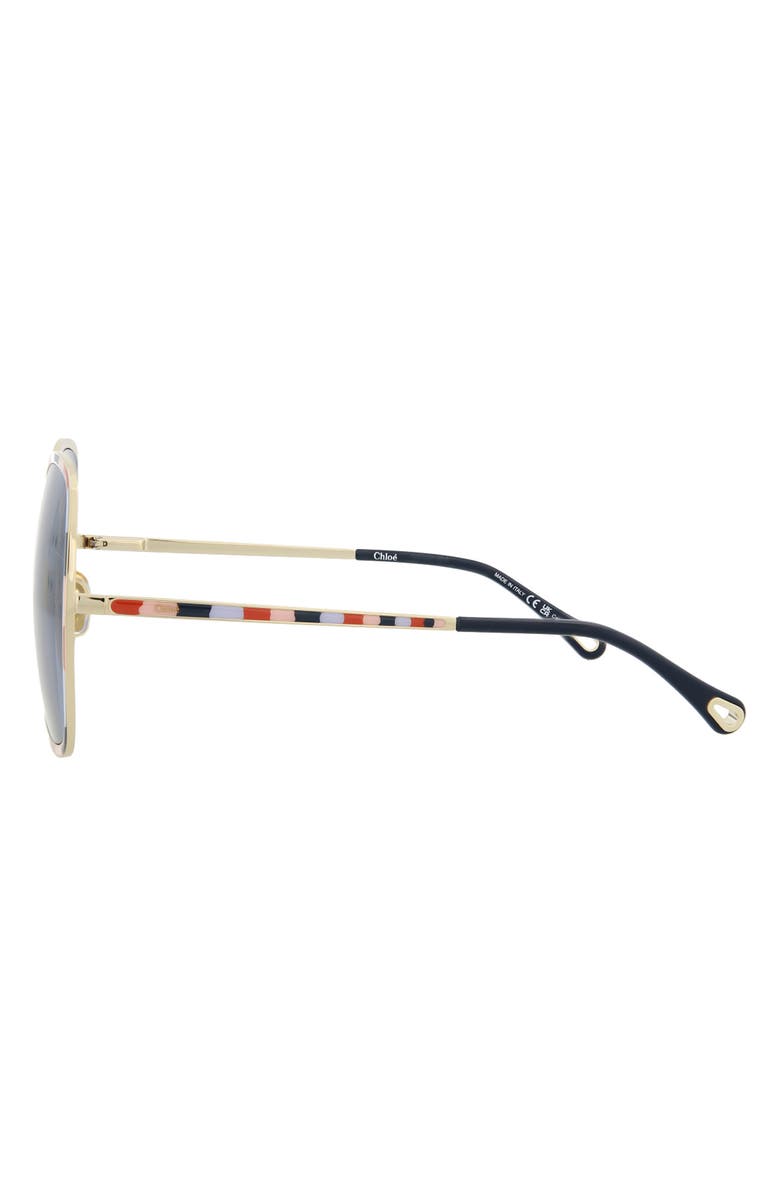 Chloé 60mm Square Sunglasses, Alternate, color, 