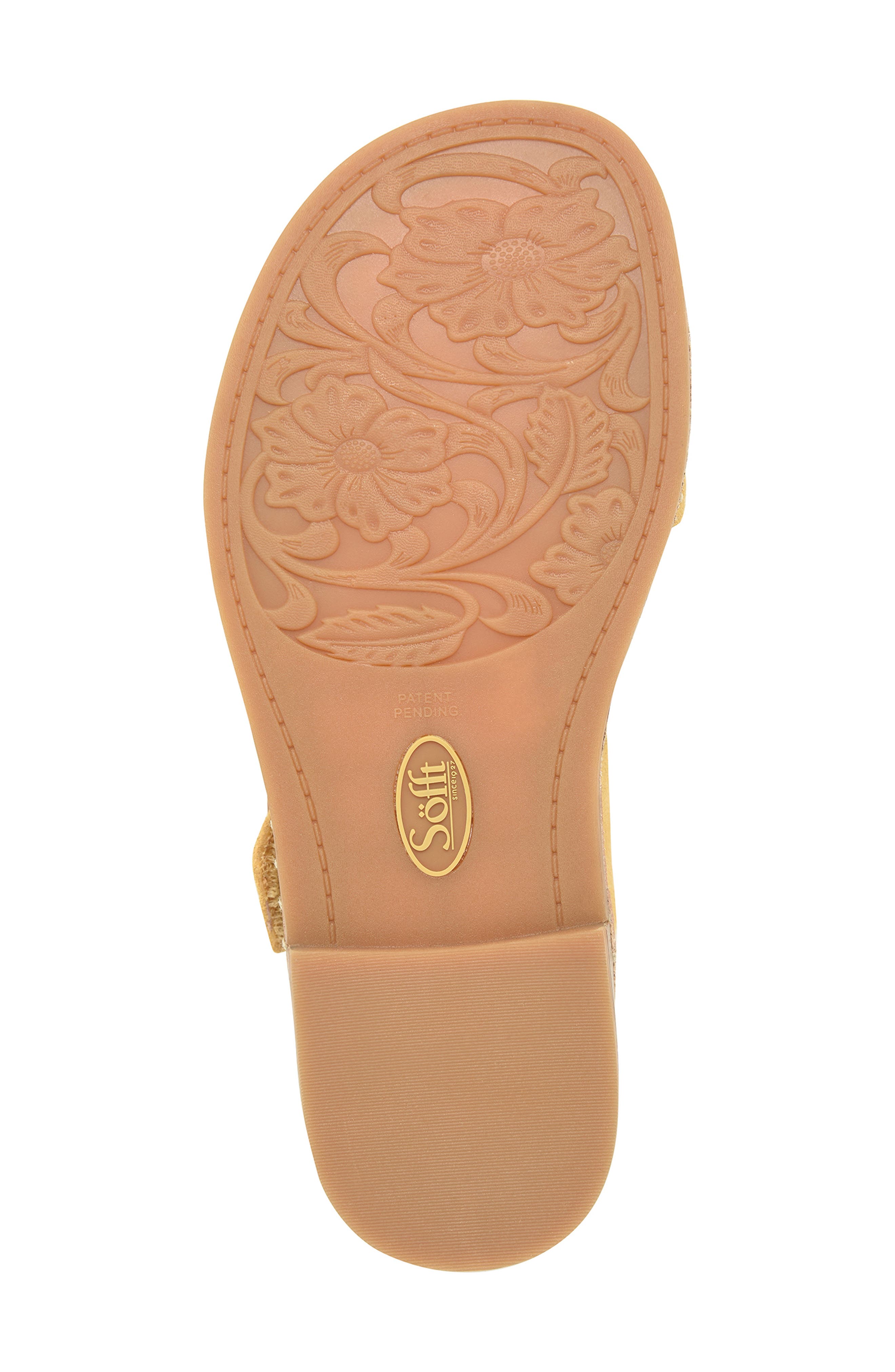 Söfft Napa Slingback Sandal, Alternate, color, Goldenrod