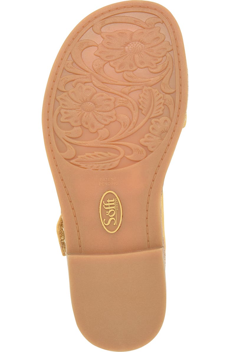 Söfft Napa Slingback Sandal, Alternate, color, Goldenrod