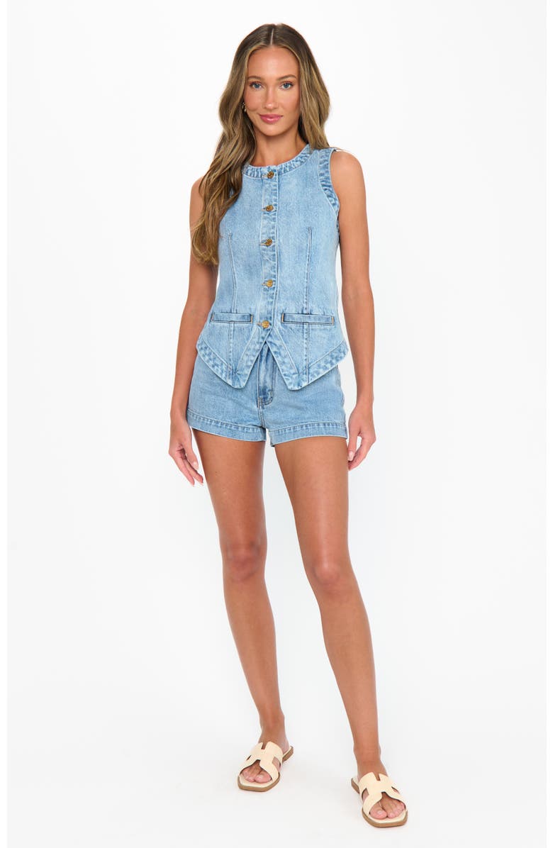 Show Me Your Mumu Pacifica Shorts, Alternate, color, Slate Indigo