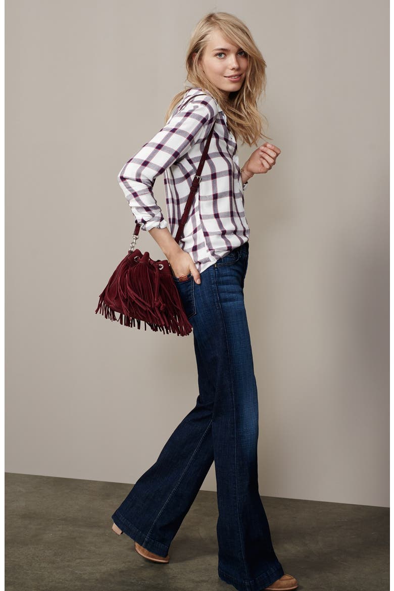 7 For All Mankind® 'Ginger' High Rise Flare Jeans, Alternate, color, ROYAL BROKEN TWILL