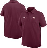Nike Men's Nike Maroon Virginia Tech Hokies Woven Polo