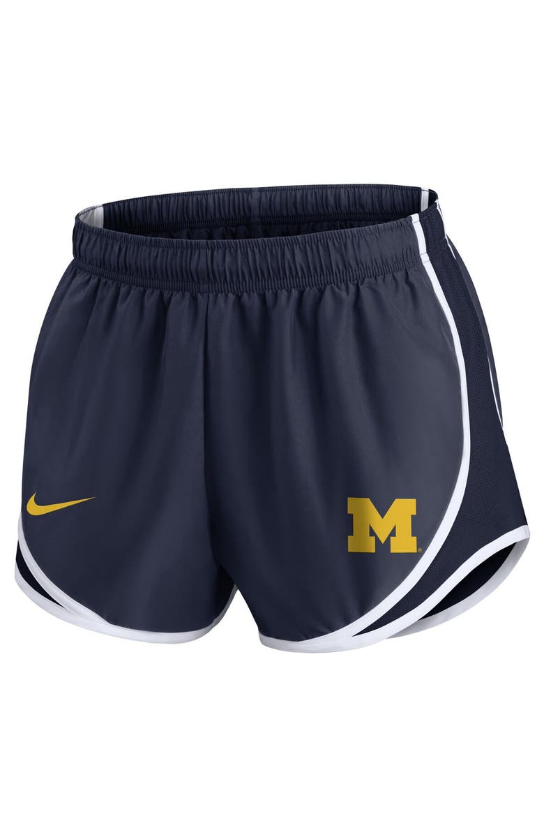 Nike Women's Nike Navy Michigan Wolverines Primetime Tempo Performance Shorts, Alternate, color,