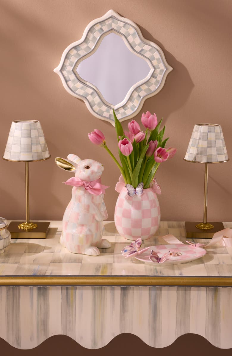 MACKENZIE CHILDS Eternity Trinket Tray, Alternate, color, Pink/ White