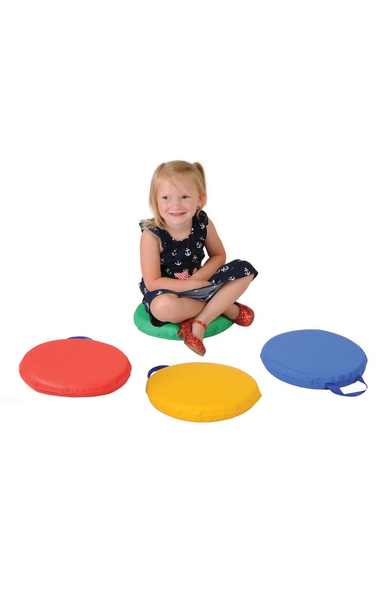 Children's Factory Deluxe Sit-Upons - Set of 4 Different Colors, Alternate, color, Multicolored