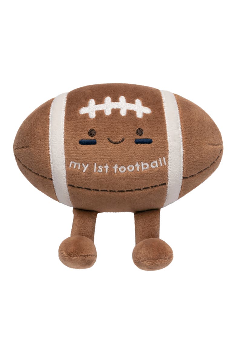 My First Football Rattle, Main, color, BROWN