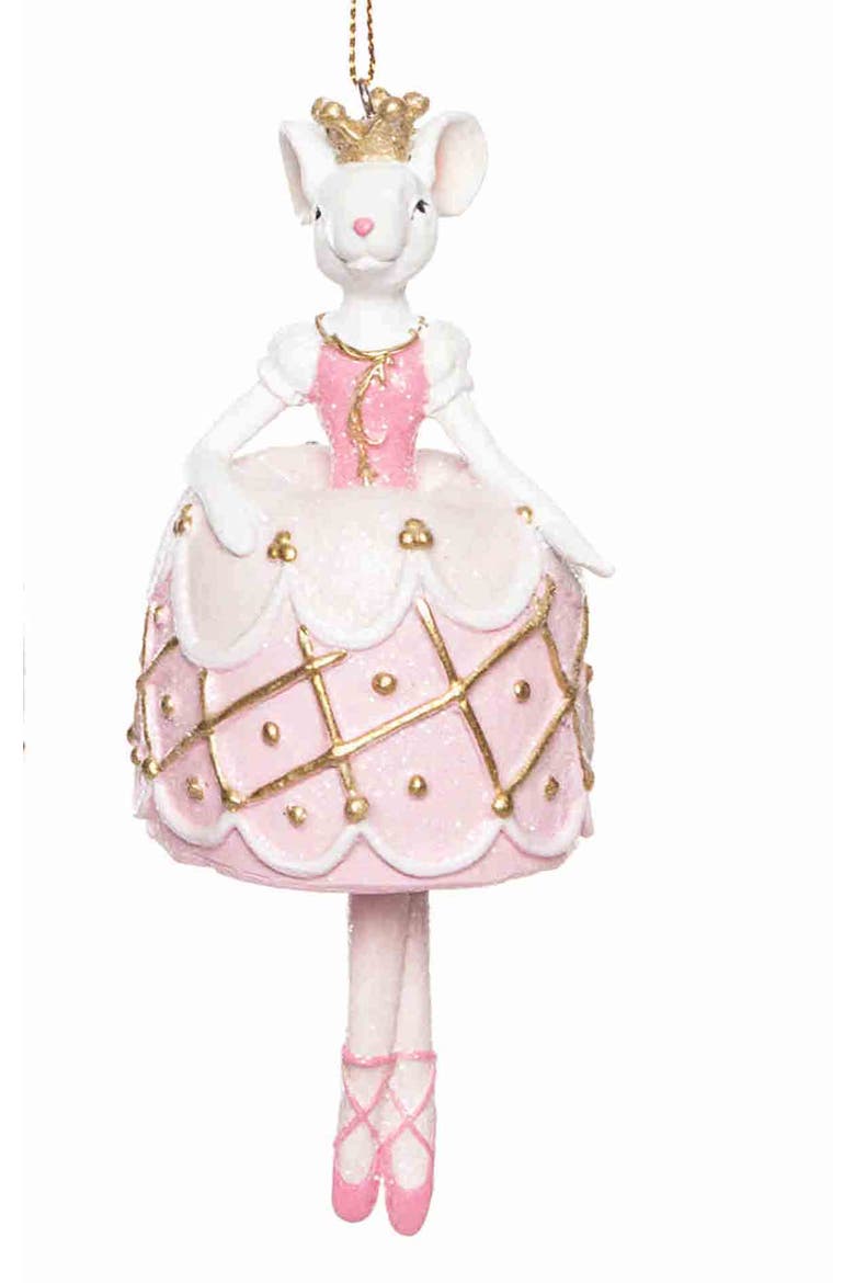 Mice Ballerinas Ornaments Set of 2, Alternate, color, Blue