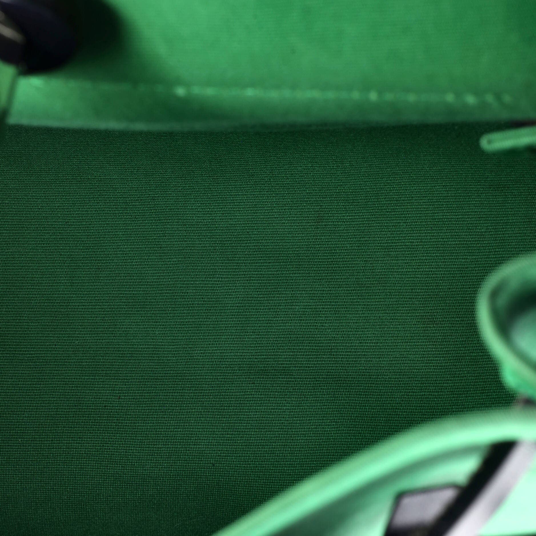 Pre-Owned Hermes Herbag Zip Leather and Toile 31, Alternate, color, 