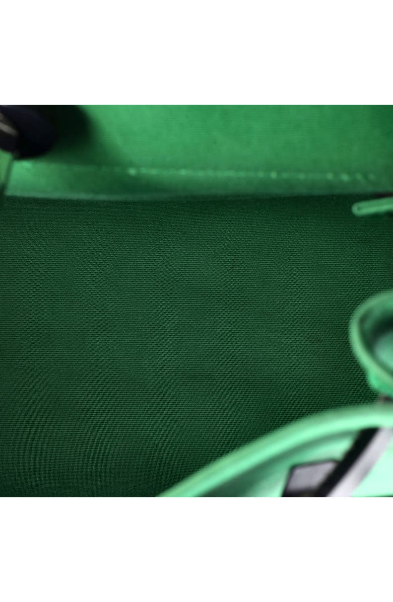 Pre-Owned Hermes Herbag Zip Leather and Toile 31, Alternate, color, Green