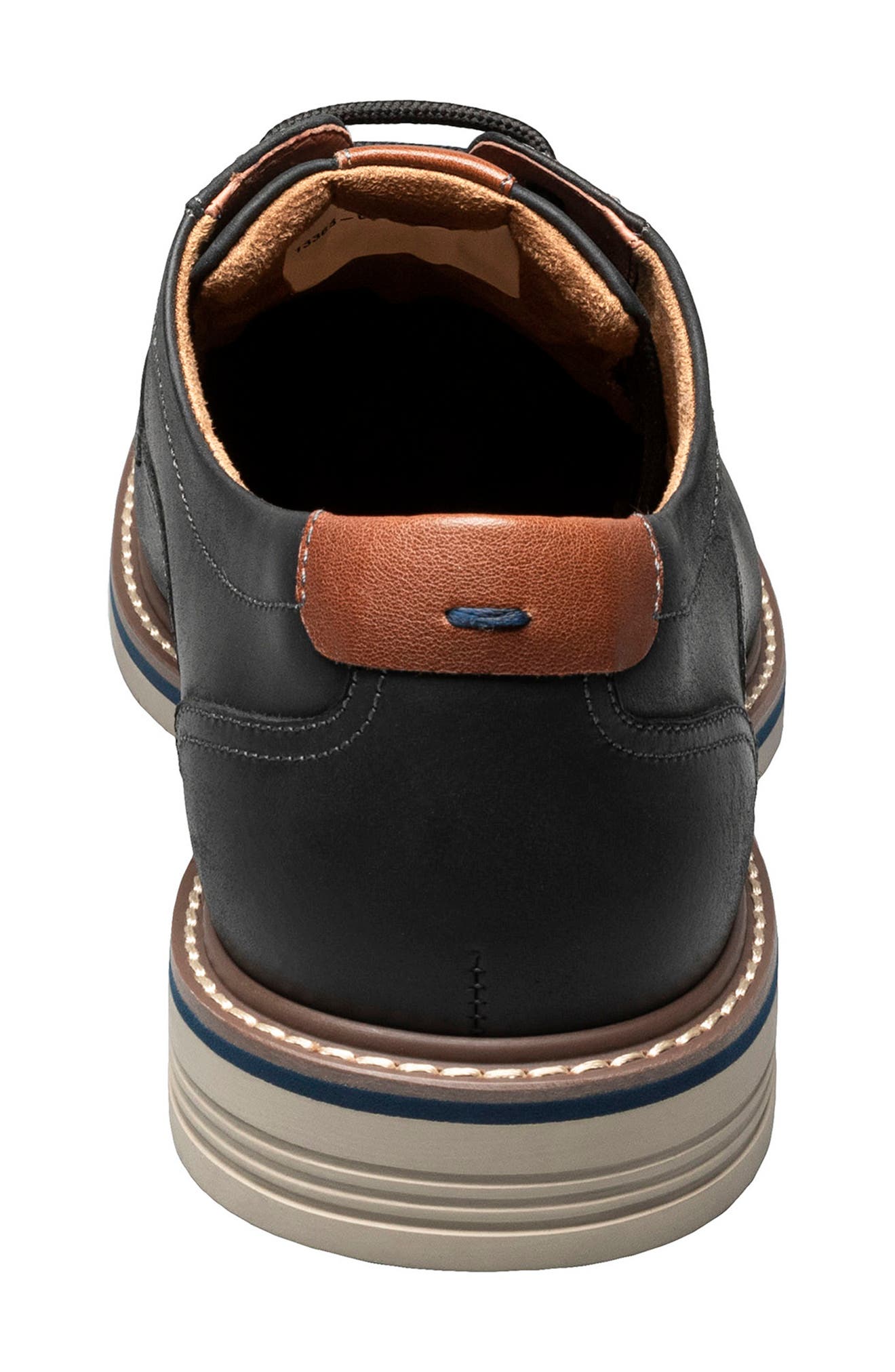 Florsheim Norwalk Cap Toe Derby, Alternate, color, Black Ch