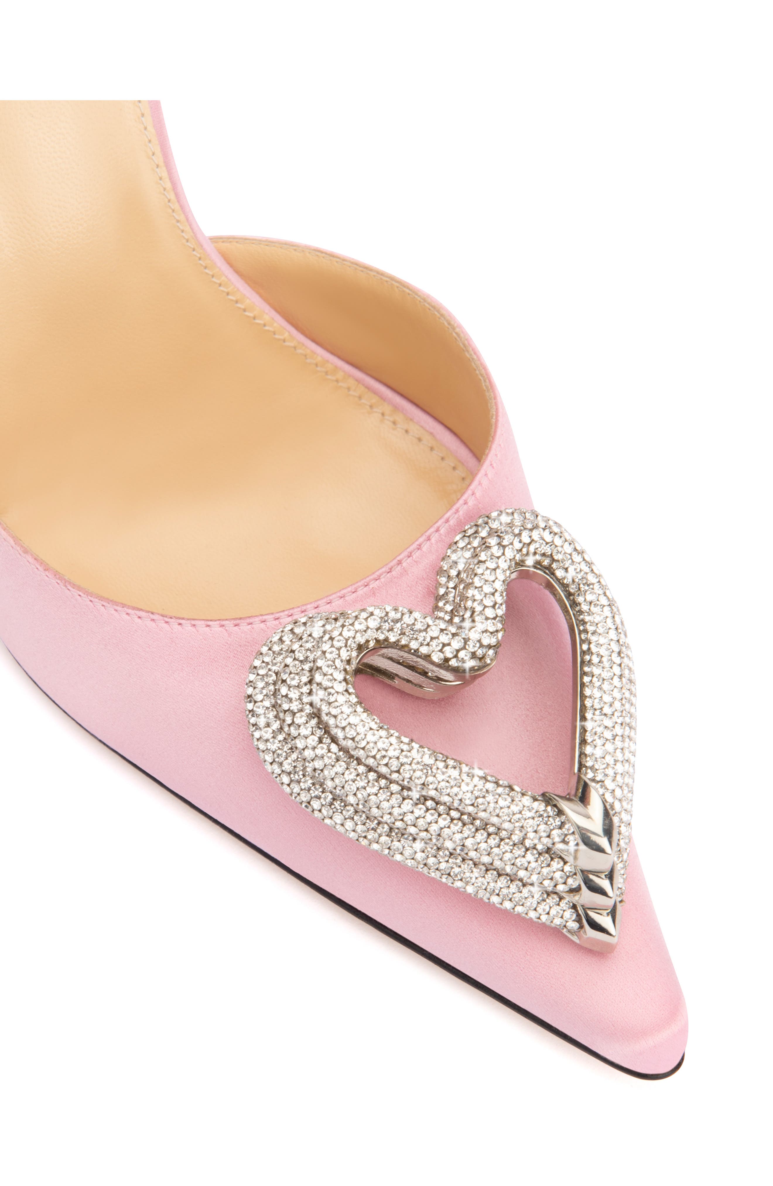 Mach & Mach Triple Heart Pointed Toe Pump, Alternate, color, 