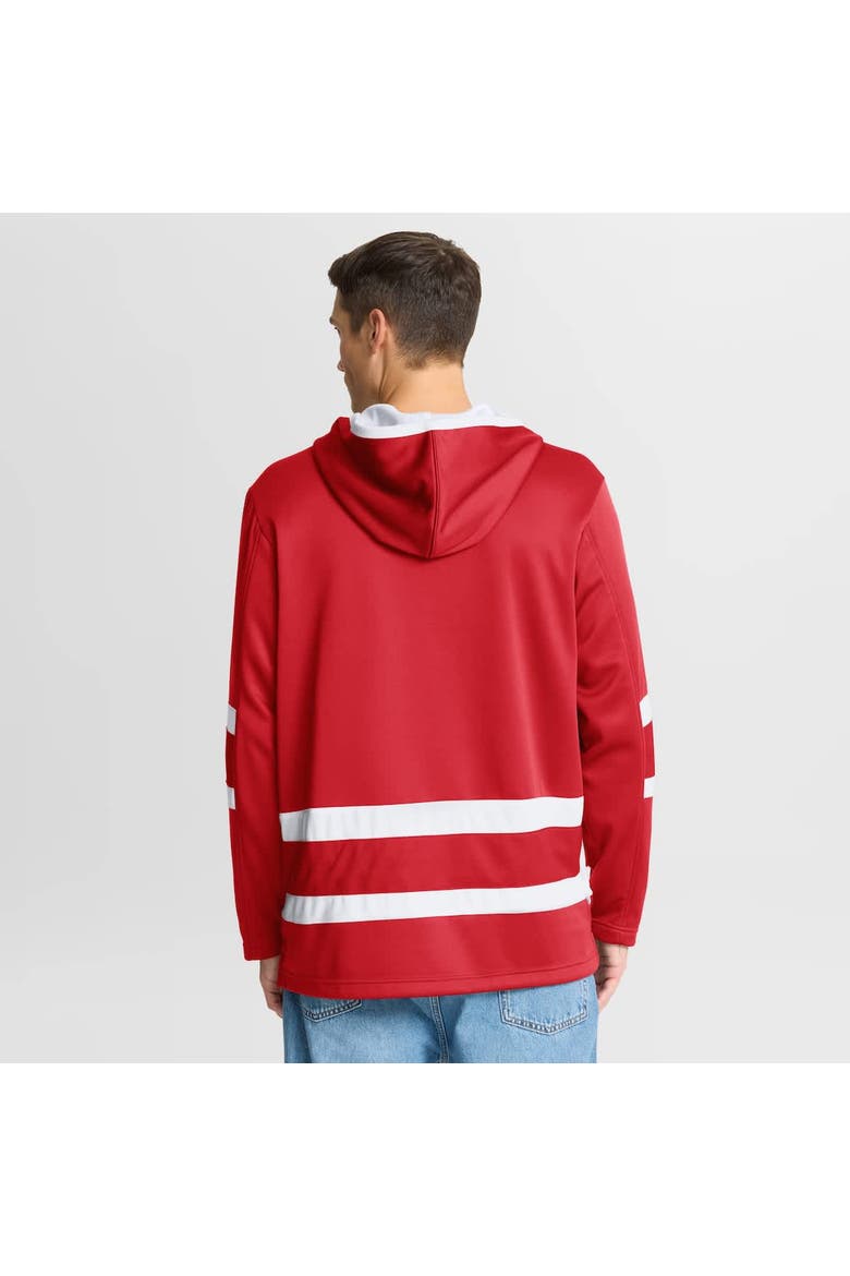 Men's Fanatics Red Detroit Red Wings Prime Time Fleece Hoodie, Alternate, color, Red