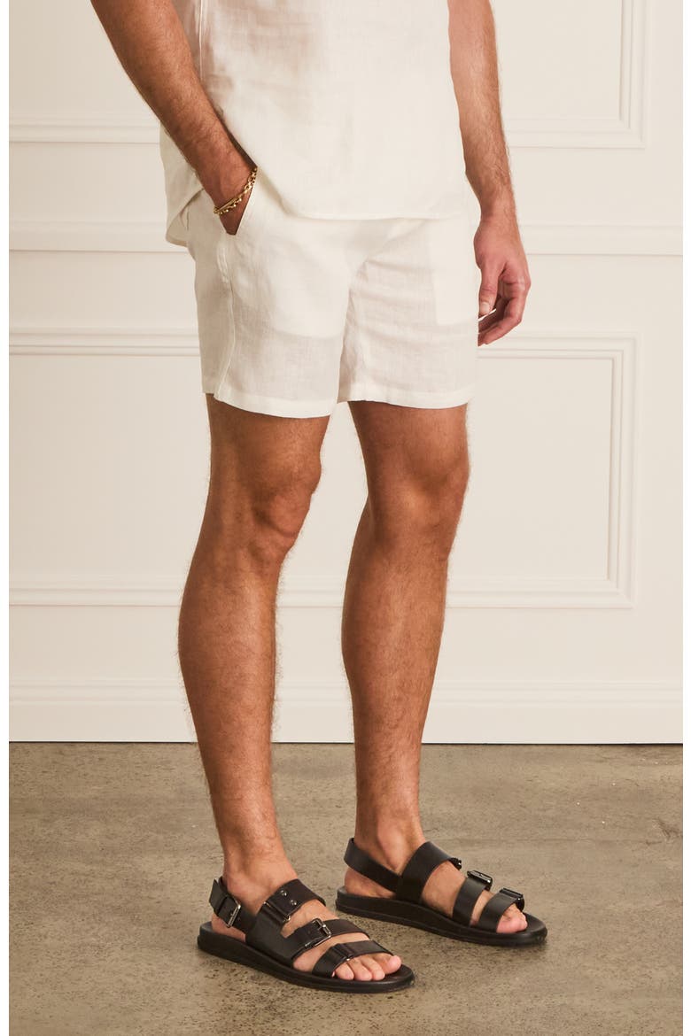 Atelier Connor Shorts, Alternate, color, White