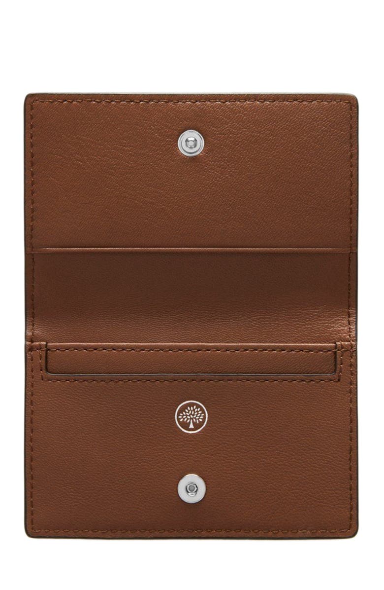 Mulberry Folded Leather Card Case, Alternate, color,