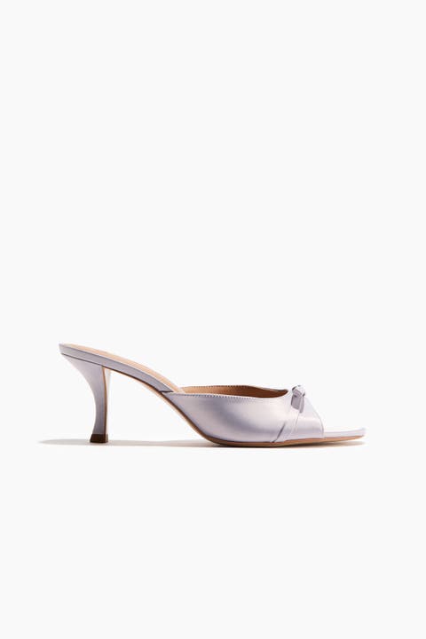 Bow-detail Heeled Sandals