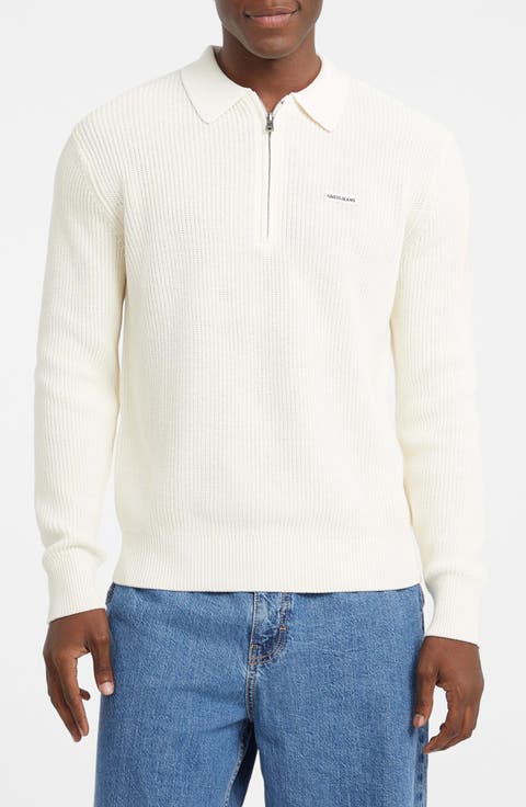 Organic Cotton Half Zip Sweater