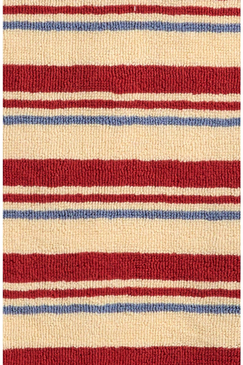Kids' Hooded Organic Cotton Cover-Up Poncho, Alternate, color, RED MULTI