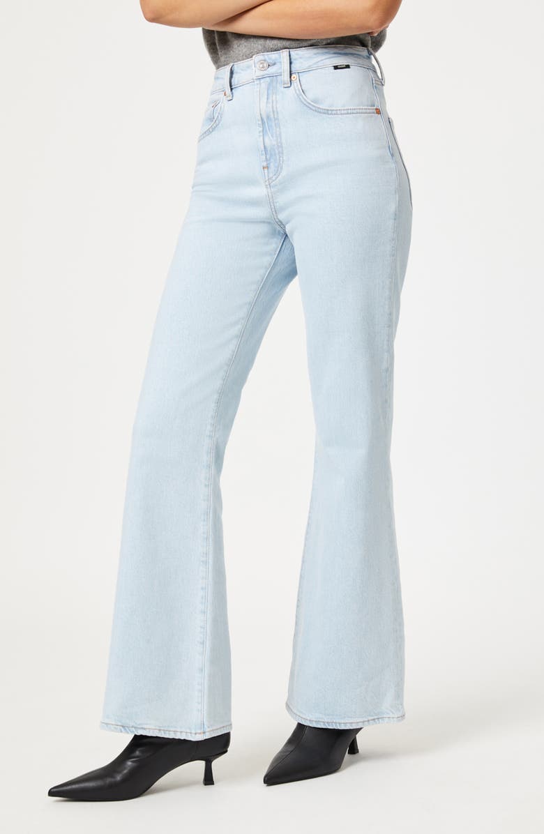 Mavi Jeans Los Angeles Bootcut Jeans, Alternate, color, Bleached Recycled Blue