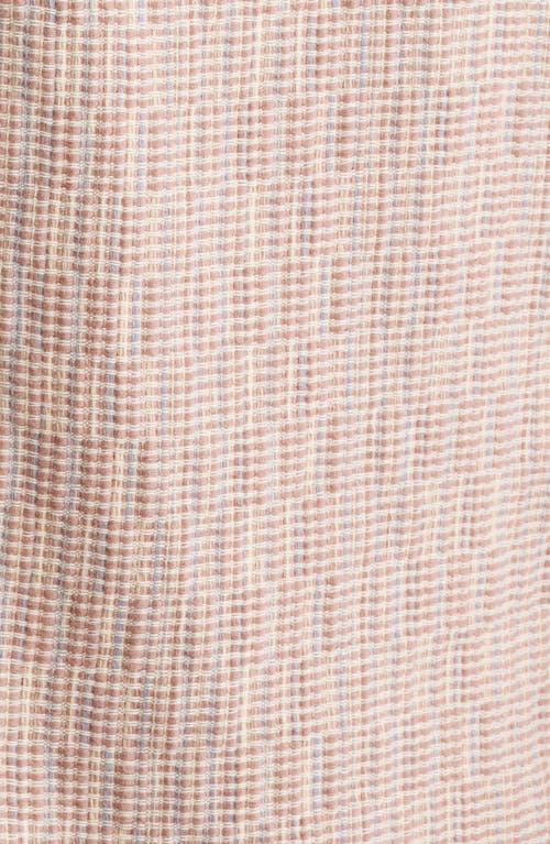 Corridor Rainbow Weave Cotton Camp Shirt In Pnk