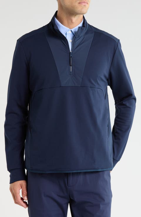 Double Knit Quarter Zip Pullover