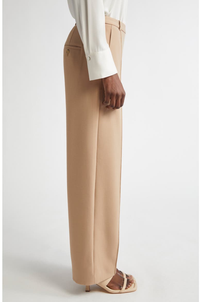 High Waist Wide Leg Pants, Alternate, color, CAMEL