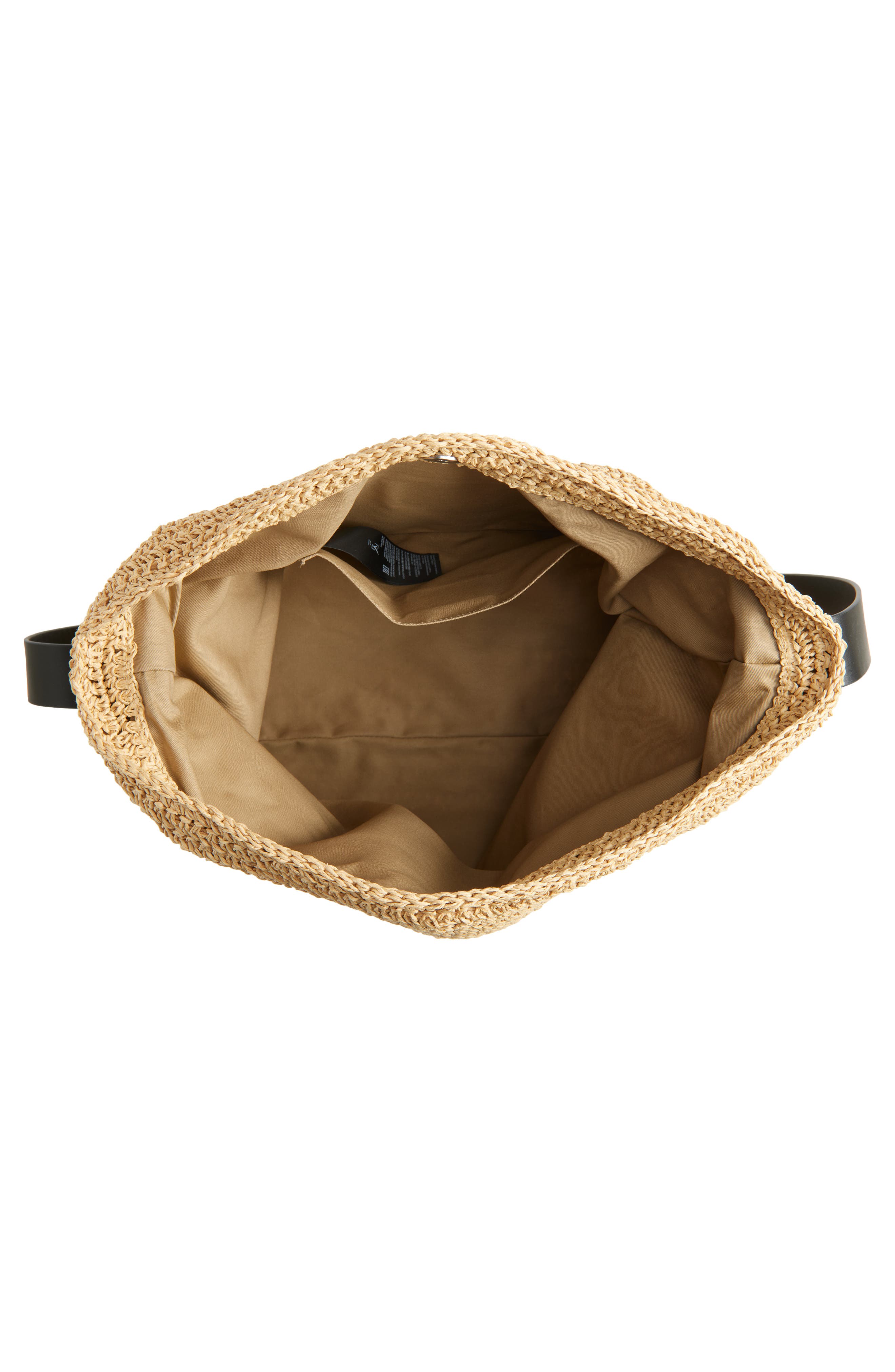 Asha Straw Shoulder Bag, Alternate, color, NATURAL