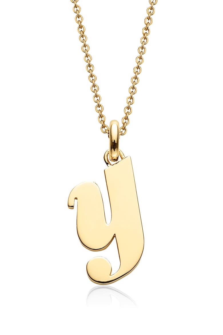Alphabet Pendant (Nordstrom Exclusive), Main, color, Gold- Y