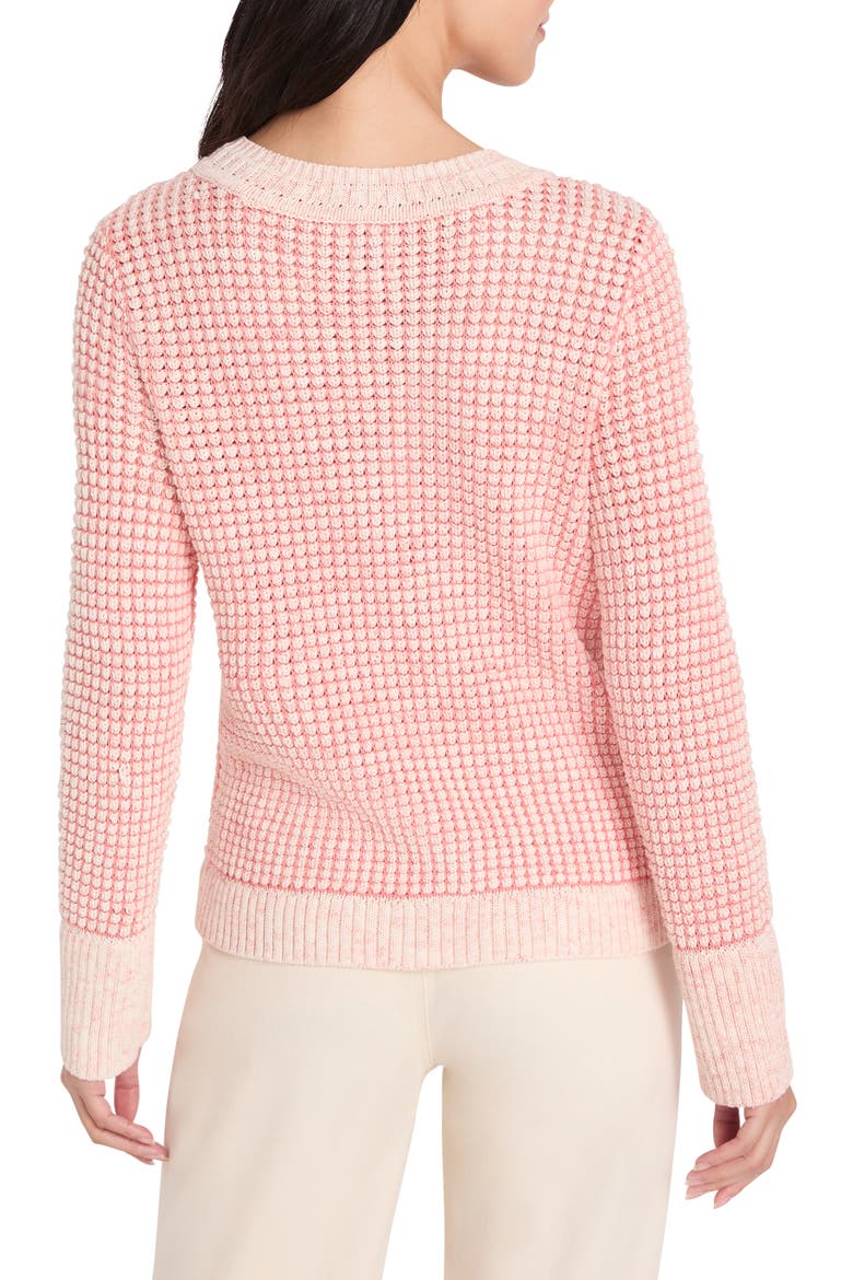 Color Spray Cotton Blend Sweater, Alternate, color, PINK MULTI