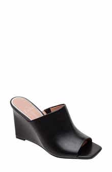 Linea Paolo Glitz Wedge Slide Sandal