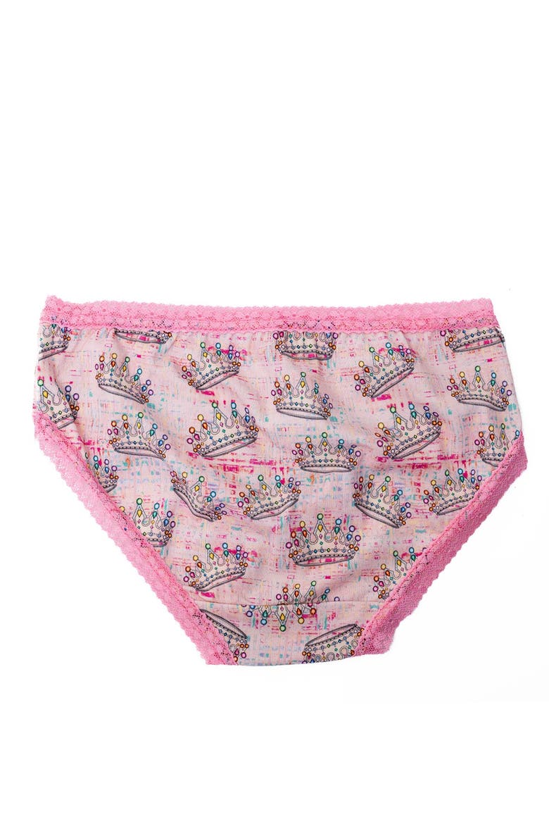 Girls' Lace Trim Underwear, Slumber Party 2 Pack - Little Kid, Big Kid, Alternate, color, Multi