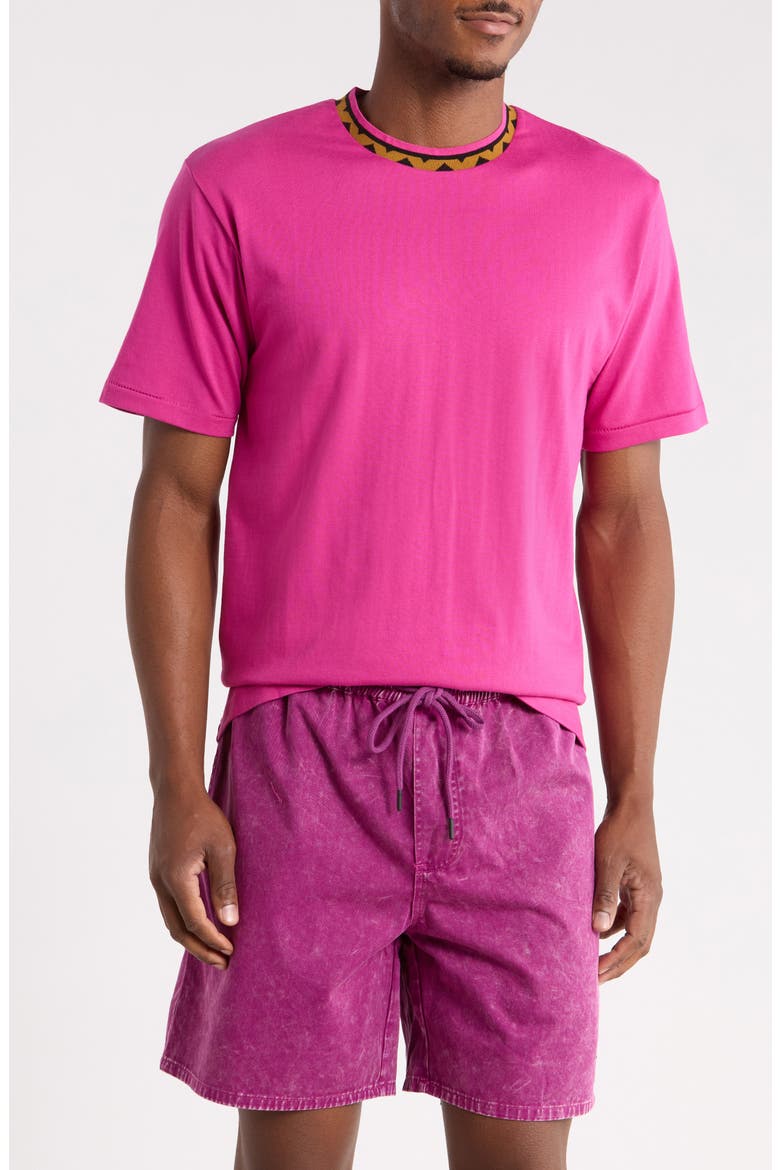 Uvita Cotton Knit T-Shirt, Main, color, FUCHSIA RED
