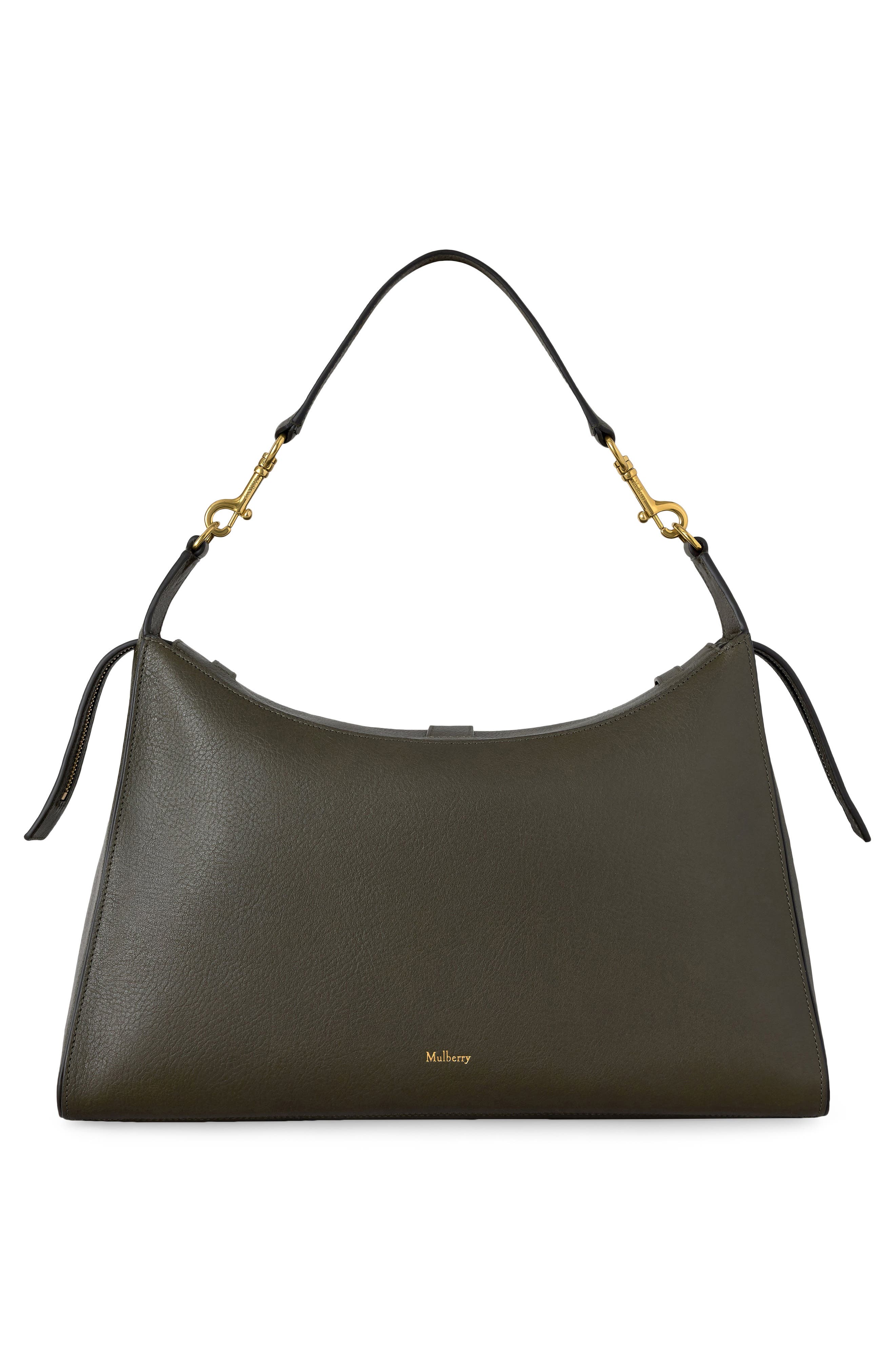 Mulberry Roxanne Leather Shoulder Bag, Alternate, color, Juniper Green