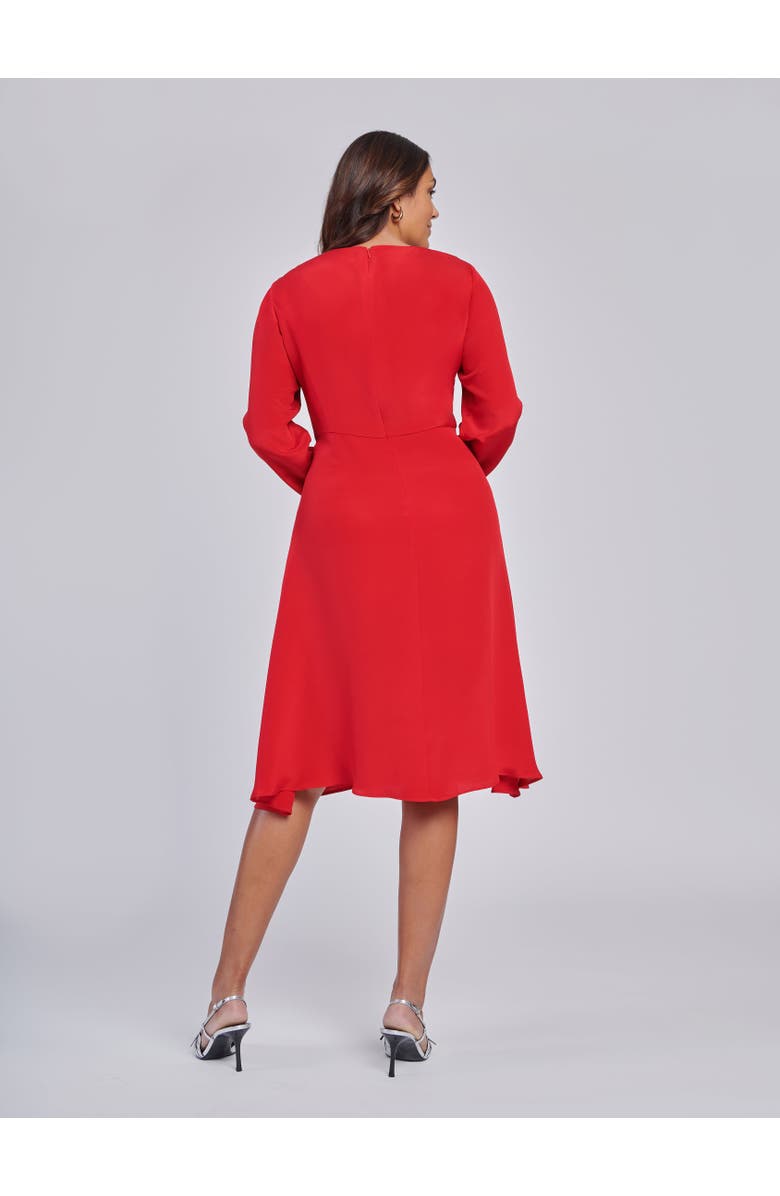 Gabriella Rossetti Alessia Silk Square Neck Dress, Alternate, color, 