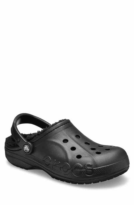 CROCS Unisex Baya Faux Fur Lined Clog Slipper
