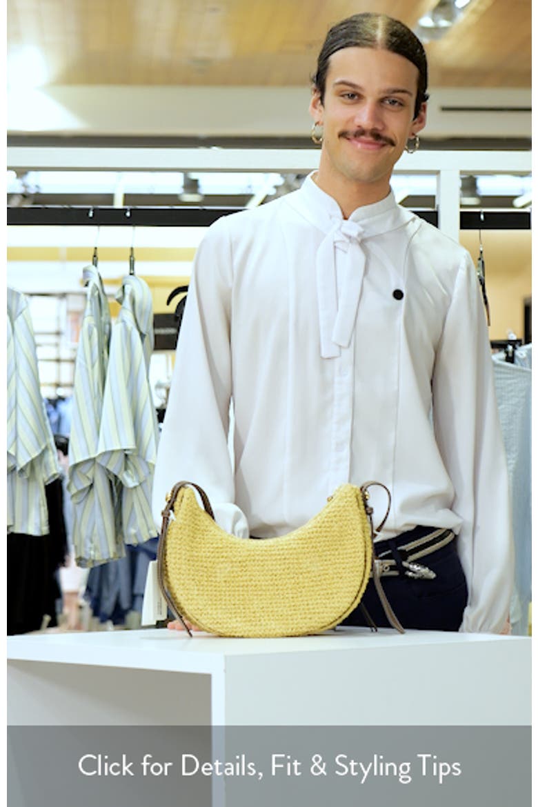 Woven Half Moon Bag video